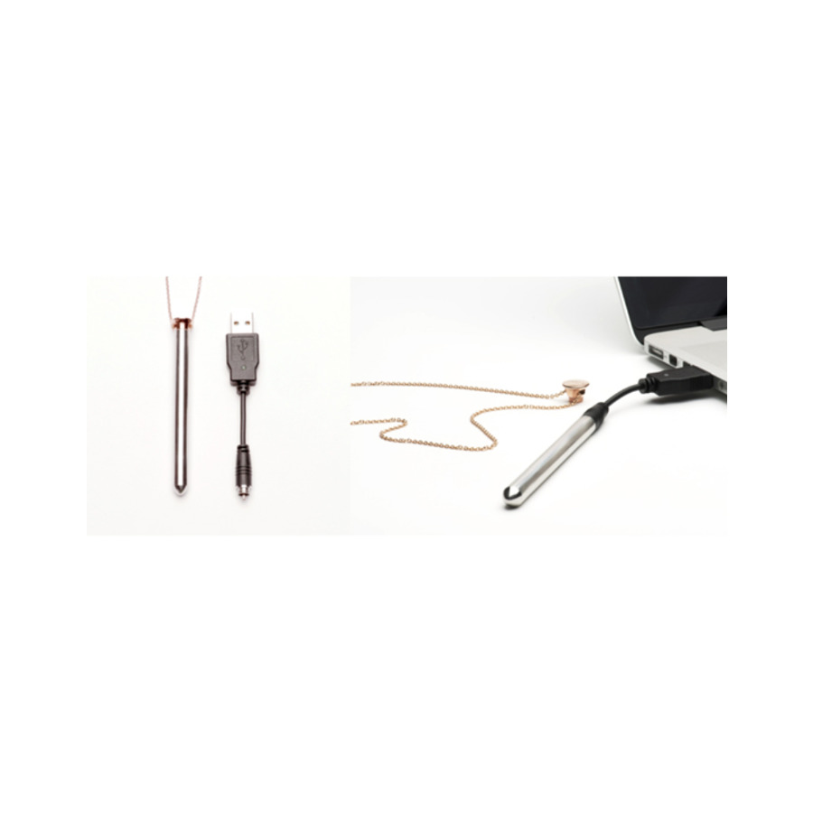 Crave - Vesper Vibrator Necklace Rose-Gold Vrouwen Speeltjes